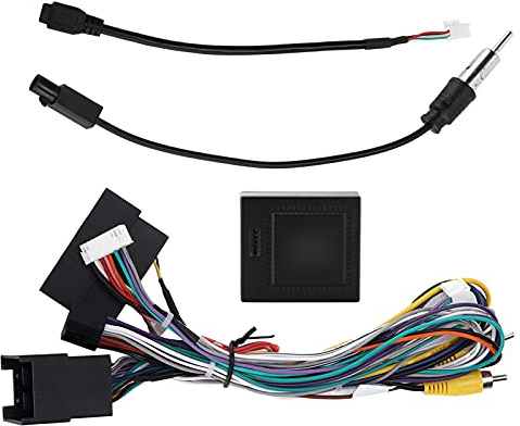 Audio Wiring Harness for Ford Focus/Escape, KIMISS Radio Wiring Harness Antenna Adapter with Canbus Box