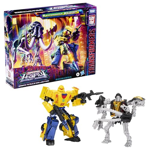 Transformers Generations Legacy Wreck ‘N Rule Collection G2 Universe Leadfoot und Masterdominus, Amazon Exclusive, ab 8 Jahren, 14 cm, F3079, Multi
