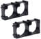 Bettomshin 50Pcs 21700 Lithium Ion Cell Double Battery Holder Bracket for DIY Battery Pack 21.7mm Hole Dia