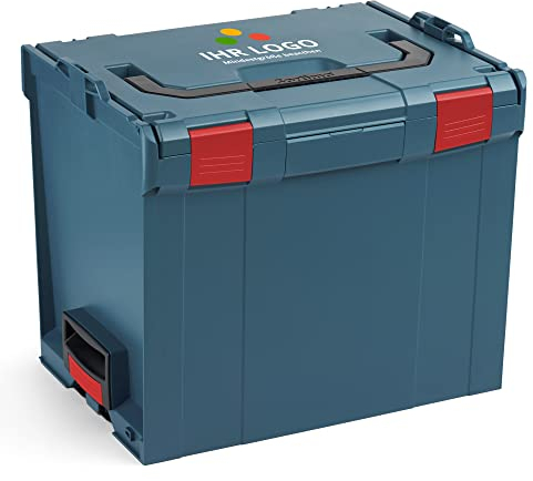 Sortimo L-BOXX 374 Größe 4 in Blau – Professioneller Werkzeugkoffer leer, anpassbar mit Logo | Innovatives Transportsystem