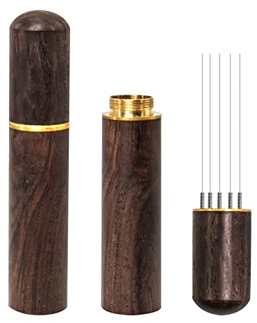 Zolunu Espresso Distribution Tools, Espresso Coffee Stirrer (Noyer)