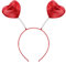 WLLHYF Bandeau à cœur rouge pailleté, bandeau de Pâques et de la Saint-Valentin Bandeau à paillettes pour cheveux, accessoires pour filles, femmes, fêtes de fin d'année, anniversaires et mariage
