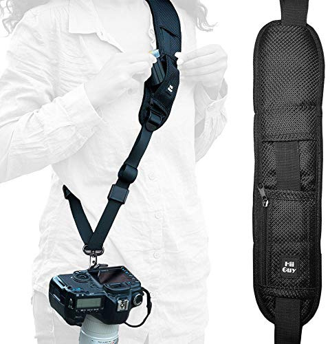 HiiGuy Camera Strap Regular - Extra Long 32-44 Inch Camera Straps for Photographers Heavy Duty Camera Shoulder Strap