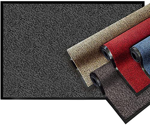 Zerbino Asciugapassi Antiscivolo Antinciampo Tessitura Morbida Retro Gommato Varie Misure 100% Made in Italy tappeto asciugapasso (BEIGE, 60x90 Cm)