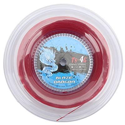 Leapiture Carrete de Cuerda de Tenis 1,3 mm x 200 m Carrete de Cuerda de Raqueta Kit de Cuerdas para Raquetas de Tenis para práctica y Entrenamiento para reencordado Profesional y Aficionados