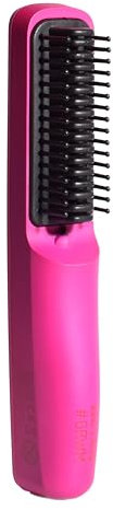 Beter - Cepillo iónico inalámbrico GRWM- Planchas de Pelo Profesional, Temperatura, 200°C, Calentamiento Rápido, Protección Antiquemaduras, Anti Encrespamiento,Recargable por USB. Rosa