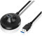 1.5m USB 3.0 USB 2.0 Extension Cable Male to Female With Base Stand Foil+Braided(USB 3.0 Cable)