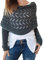 nuoke Schal Mit Ärmeln, Multifunktionaler Schal Mit Ärmeln Für Damen, Gestrickter Schal Sweater Wrap Mit Ärmeln, Boho Pashmina Schal Umhang,Strickschal Damen,Schal Damen Winter,Schal Mit Ärmeln Strick