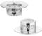 ZEYIYER Lot de 2 filtres de vidange d'évier de salle de bain, filtre de vidange en acier inoxydable de 2,8 cm, attrape-cheveux pour évier de salle de bain, lavabo, serpillère, piscine - Taille des