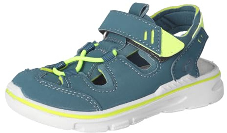 RICOSTA Jungen Sandalen Byron, Kinder Sandalen, waschbar, Freizeitschuhe, Outdoorsandalen, Klettverschluss, Sommerschuhe, Strandschuhe, Storm (540), 36 EU