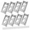 Uonlytech Lot De 6 Paires De Charnières De Porte Pliantes Charnières Sans Mortaise Charnières Affleurantes De 3 Pouces Pour Portes Darmoires Installation Facile Robustes