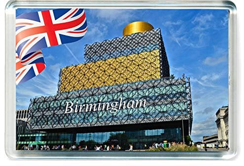 H368 Birmingham Jumbo Fridge Magnet UK Travel Refrigerator Magnet