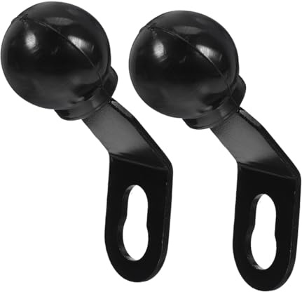 SHINEOFI 2pcs Aluminum Alloy Handlebar Clamp Phone Mount Base Stem Mount for Motorcycle Bike Phone Holder Accessories with Rotation Secure Adhesive and Versatile Compatibility