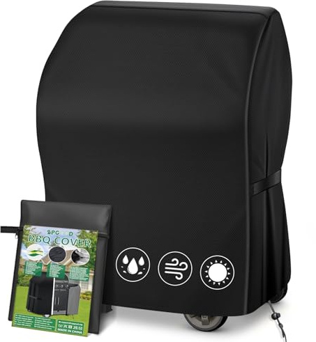 SPGOOD Grillabdeckung wetterfest 420D Oxford für Gasgrill(90x70x110cm)