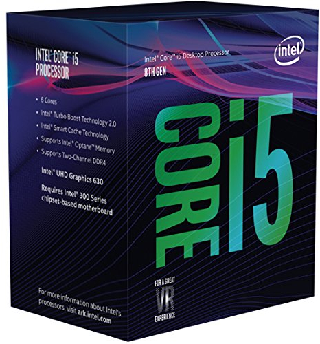 Intel Core i5-8500 3GHz 9MB Box (up to 4.10GHz), 8th Generation Intel® CoreTM i5, 3GHz, LGA 1151 (H4), Server/Workstation, 14 nm, i5-8500