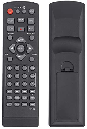 Reemplazo de TV Digital T2 Control Remoto Controlador de televisión para LEADSTAR KR-50 Control Remoto Universal de TV para Todos los televisores Digitales de para LEADSTAR T2