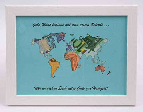 Geldgeschenk im Bilderrahmen