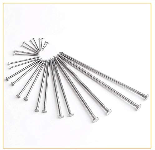 Nägel, runde Nägel aus Edelstahl 304, Nägel aus rostfreiem Stahl, Nägel aus rostfreiem Stahl, 1,5 kg-50mm