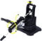 SONLED Knife Sharpener, Fixed Angle, 360° Flip Design, 4 Types of Sharpening Stones, Black