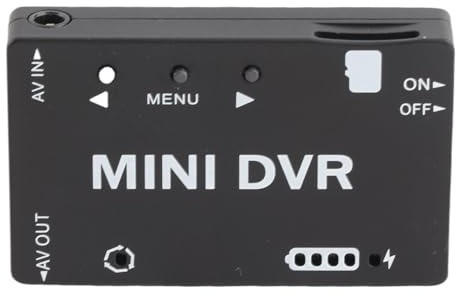 Mini FPV DVR Modul, NTSC PAL Umschaltbar mit Akku, Video Audio Recorder, für RC Modelle, Drohnenrennen und Hobbyprojekte