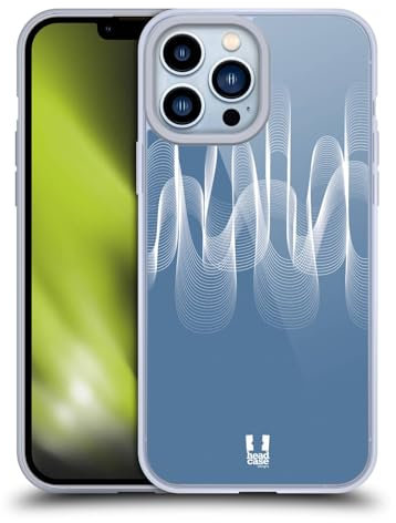 Head Case Designs Olas Forro Libre Caso Funda de Gel Suave Compatible con Apple iPhone 13 Pro MAX