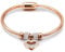 KunBead Jewelry Rose Gold Heart Charm Birthday Bracelet Stainless Steel Love Bangle Cuff Jewellery Bracelets for Women