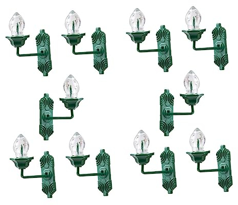 ibasenice 10st Art Wandleuchte Sand Tischlampe Dekor Deckenleuchte Miniatur Kutsche Lampe Mini-post-straßenlaternen Eisenbahn Wandleuchten Selber Machen Miniwand Plastik Wandlampe Led