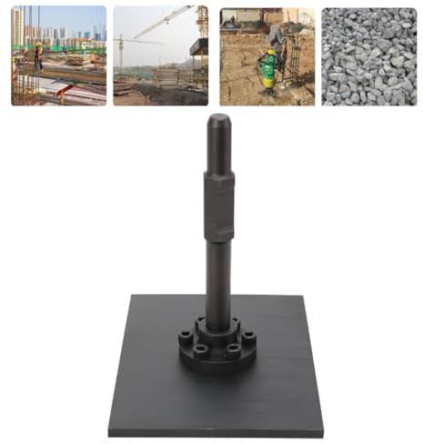 ECUTEE Stampferplatte Tampingwelle Garten Bodens Beton Tampfer Werkzeug, Landschaftsbauer Bauherr Grundlegung für Demolition Jackhammer Breaker Verdichten von Erdreich und Kiesbelag