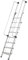 Handlauf, Verstellbare Aluminium-Bettleiter Mit Haken Und Gummi-Fußpolstern, Dachbodentreppe, Leichtes Und Stabiles Design for Sicheres Klettern Mit 330 Lb. Tragfähigkeit (Size : 175cm/68.9in)