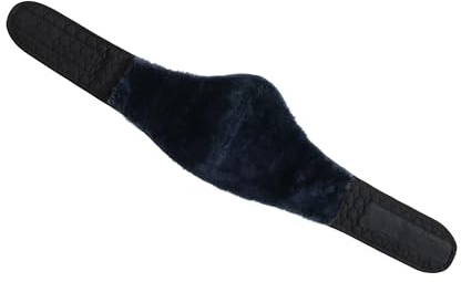 Sanofell Lammfell-Nierenwärmer von CHRIST – unisex Nierengurt mit Innenseite komplett aus medizinischem, echtem hochwertigem Fell, in der Farbe schwarz-anthrazit und der Größe M (95-110 cm)