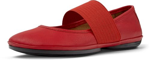 Camper Right Nina 21595, Mary Jane Mujer, Rojo 258, 40 EU