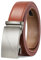 TANGCHAO Gürtel Herren,Braun Ledergürtel Ratsche Automatikschließe für Herren Business Anzug Jeans, 35mm Gürtel,Größe Einstellbar 36-ZONG-115