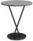 lskdnrufh Beistelltisch Couchtisch, Balkon-Akzenttisch, luxuriöser runder Beistelltisch aus Marmor, kompakter Sofa-Beistelltisch, Nachttisch Kleiner Couchtisch(Gray)