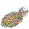 Happy Sprinkles Funfetti Bakeable Strands 80g - Bunte, Backfeste Streusel - Tortendeko Essbar - Vegan & knusprig - Perfekt für Muffins, Kekse, Cookies & Kuchen