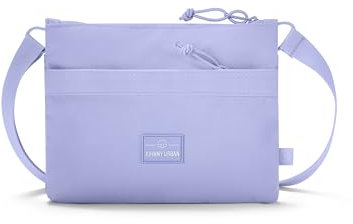 Johnny Urban Umhängetasche Herren & Damen Lila - Drew - Kleine Messenger Bag Zum Umhängen - Flache Sacoche für Stadt, Reise, Konzert, Festival - Wasserabweisend
