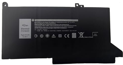 11,4V 42Wh DJ1J0 Laptop Akku für Dell Latitude 12 7280 7290 E7280 E7290, Latitude 13 7380 7390 E7380 E7390, Latitude 14 7480 7490 E7480 E7490 451-BBZL PGFX4 ONFOH