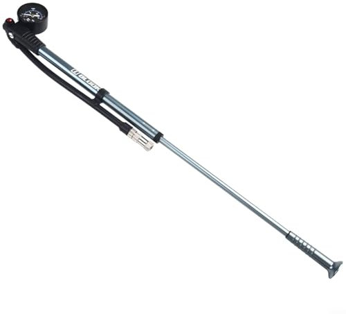 ZWEquipint Pompa di sospensione per bicicletta, gonfiatore ad alta pressione da 300 psi, per mountain bike, downhill, forcella ad aria, ammortizzatore, con valvola limitatrice di pressione e doppia
