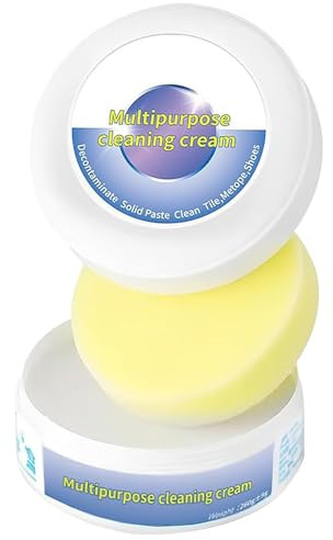 Glanzend Shoes Cleaning Cream, Multi-functional Cleaning and Stain Removal Cream, Shoe Polish White Cleaning and Stain Removal Cream Sneaker Cleaner White for All Surfaces - 1 Piece