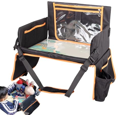 Kinder Reisetisch Für Autositz, Tisch Für Kleinkinder Autositz, Schoß Tisch Tablet Halter Für Kleinkind Becher Snack Flugzeug Autofahrt