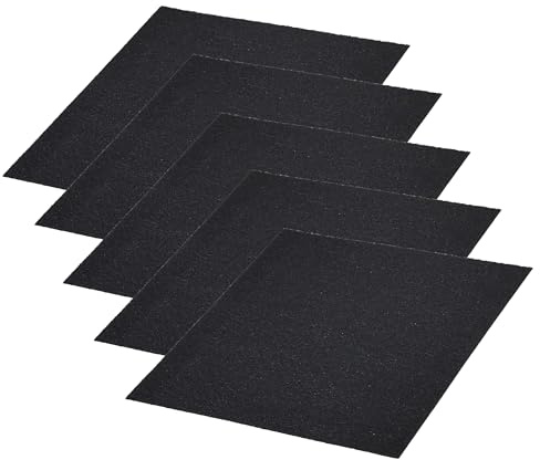 vhbw 5x Aktivkohlefilter kompatibel mit Teka Filtoo Absauganlage, Filteranlage - Ersatzfilter 48,4 x 48,4 cm