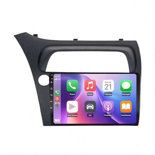 2 DIN Radio para Honda Civic 2006-2011 Android 15 9 Inches Radio Android FM Am Bluetooth USB para, 4 Core 2G+32G