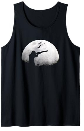 Tontauben Skeet Flinte Schütze Sportschützen Tank Top