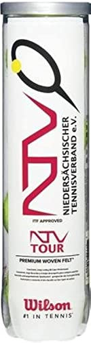 Wilson NTV Tour TBALL 4 Ball CAN - 4, Yellow, Einheitsgröße