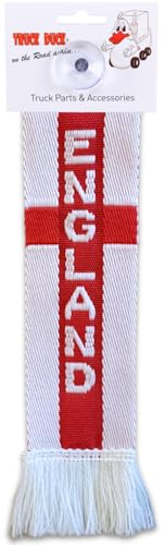 TRUCK DUCK® LKW Auto Minischal UK England Großbritannien Mini Schal Wimpel Flagge Fahne Saugnapf Spiegel Deko