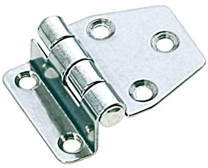 PARACHINISHOP Cerniera SBALZO Inox AISI 316 MM 66x40X2 Accessori Barca Nautica