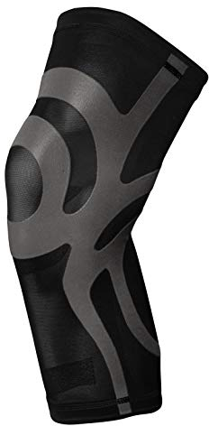 Antar AT53040 XL Knie Bandage mit Tapes, XL, schwarz, 80 g