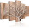 B&D XXL - Tableau Acoustique Nature 225x112,5 cm 5 Parties - Décoration Murale Anti-Bruit Isolation Phonique Bureau Chambre Panneau Insonorisant Impression sur Toile - Artistique b-C-0046-b-o