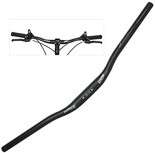 Wake Manubrio MTB Alluminio 31.8 Manubri Bici da Corsa 22mm Mountain Bike Riser Handlebar Bicicletta 780mm