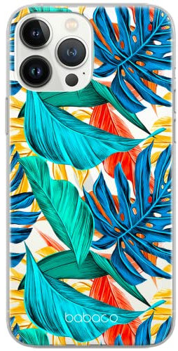 Funda para teléfono móvil de ERT Group para Apple iPhone 7 Plus/ 8 Plus Original y con Licencia Oficial de Babaco con diseño Plants 005, parcialmente Transparente
