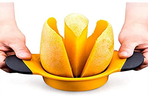 NA NA Kitchen Fruit Corer Mango Cutter Stainless Steel Blade Peeler and Corer Tool Mango Separator with Non-Slip Handle xer-1